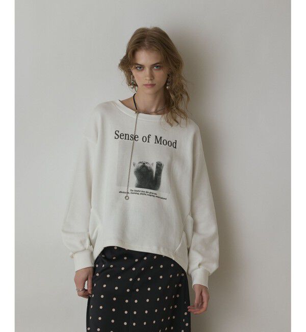 Diagram「Catphoto裏毛トップ」|その他|ホワイト