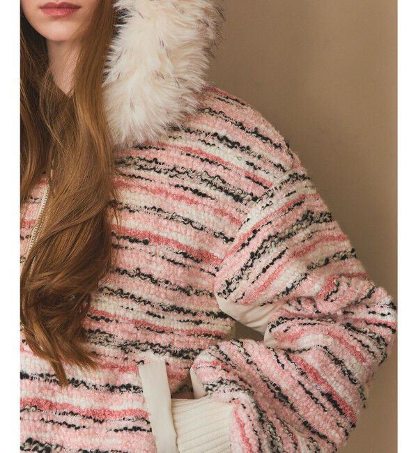 Grace Class「ツイードコンビショートブルゾン」|ブルゾン・スタジャン|