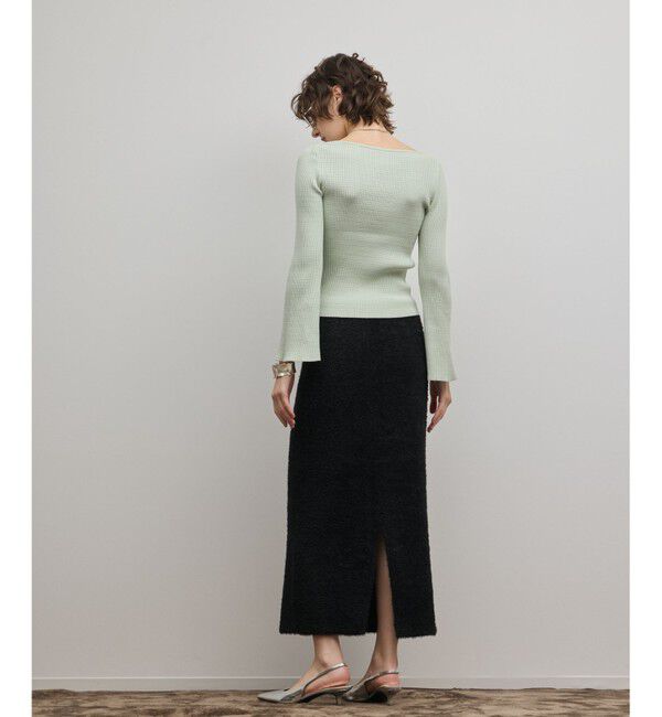 Diagram「ラメフェザーニットスカート」|スカート|ブラック