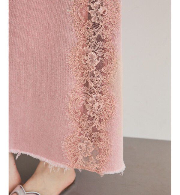 Grace Class「サイドレースデニムスカート」|スカート|