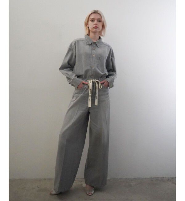 Grace Class「10ozムラ糸デニムパンツ」|デニム|グレー