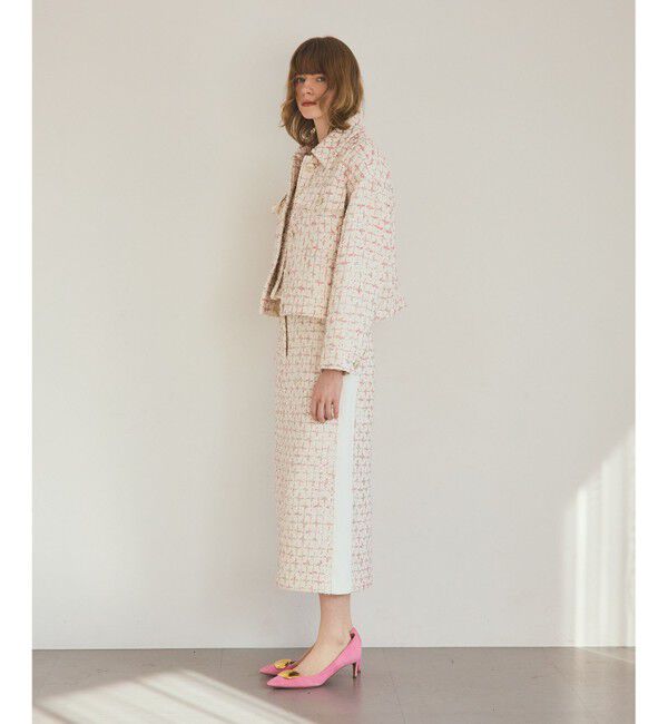 Grace Class「ツイードライン切替スカート」|スカート|