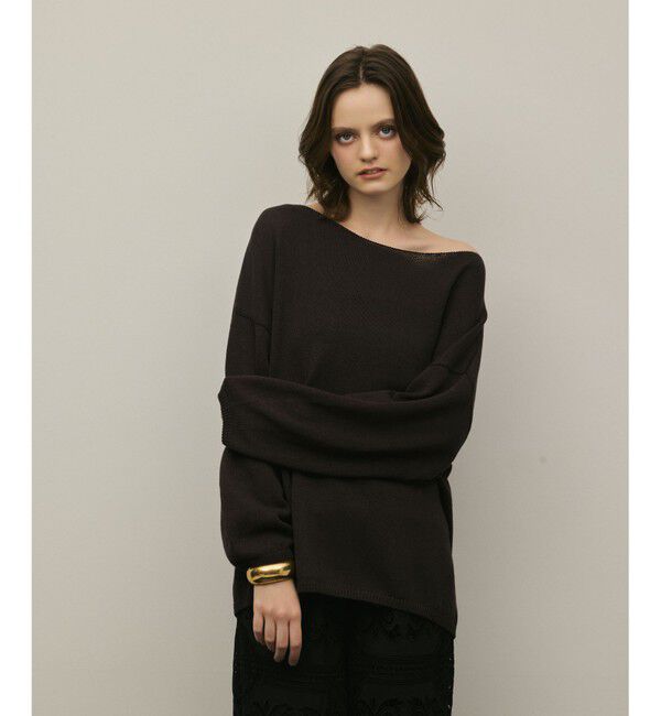 Diagram「ルーズニットトップ」|ニット・セーター|ブラウン