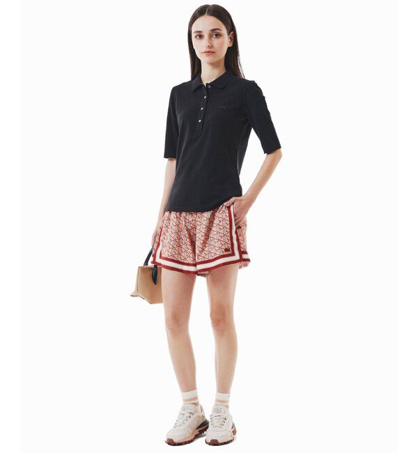 LACOSTE「スリムフィットハーフスリーブポロシャツ」|ポロシャツ|