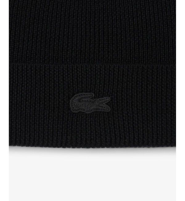 LACOSTE「メリノウールリブニットビーニー」|その他|