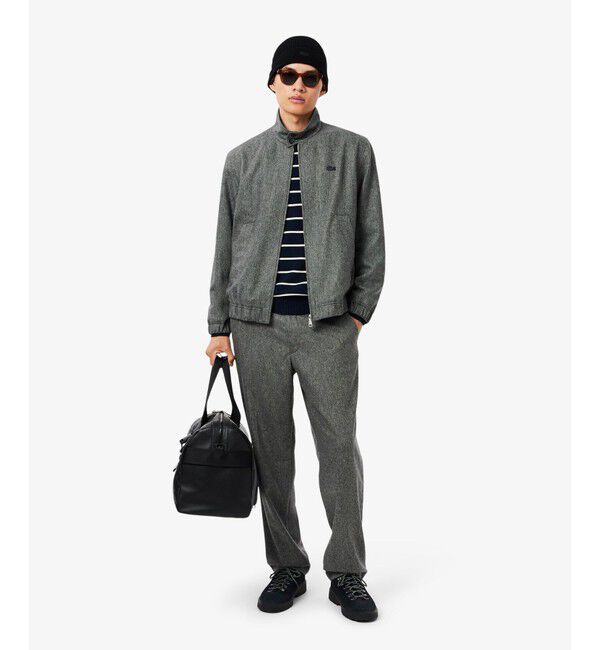 LACOSTE「メリノウールリブニットビーニー」|その他|