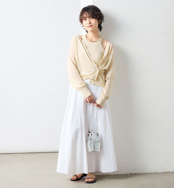 NOLLEY'S sophi「《アンサンブル対応》《手洗い可能》イタリー糸ホルターネックタンクトップ」|タンクトップ|