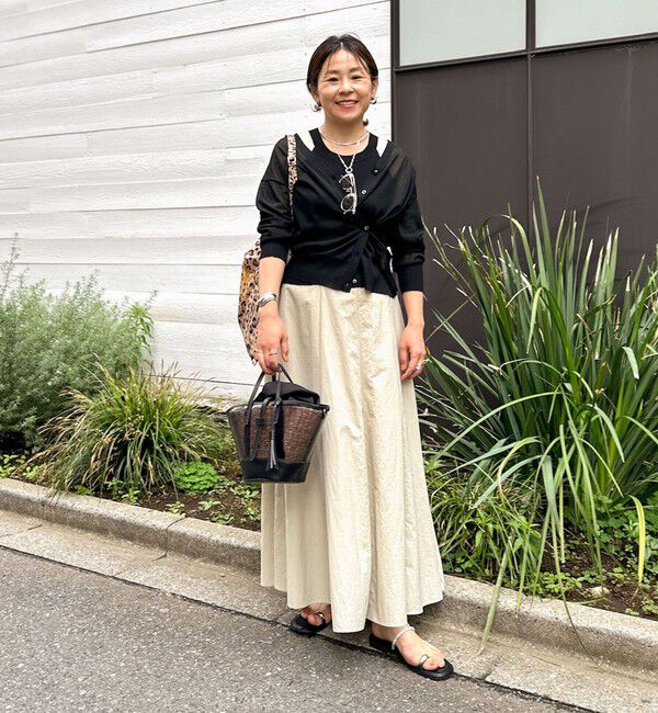 NOLLEY'S sophi「《アンサンブル対応》《手洗い可能》イタリー糸ホルターネックタンクトップ」|タンクトップ|