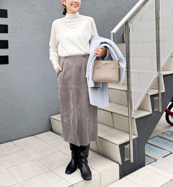 NOLLEY'S「《手洗い可能》《アンサンブル対応》18G天竺ハイネックプルオーバーニット」|ニット・セーター|