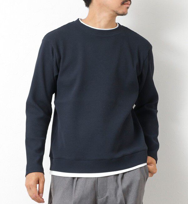 NOLLEY'S goodman「【IRM】《吸水速乾/UVカット》ワッフルダブルカラー LS Tee 25AW」|Tシャツ・カットソー|