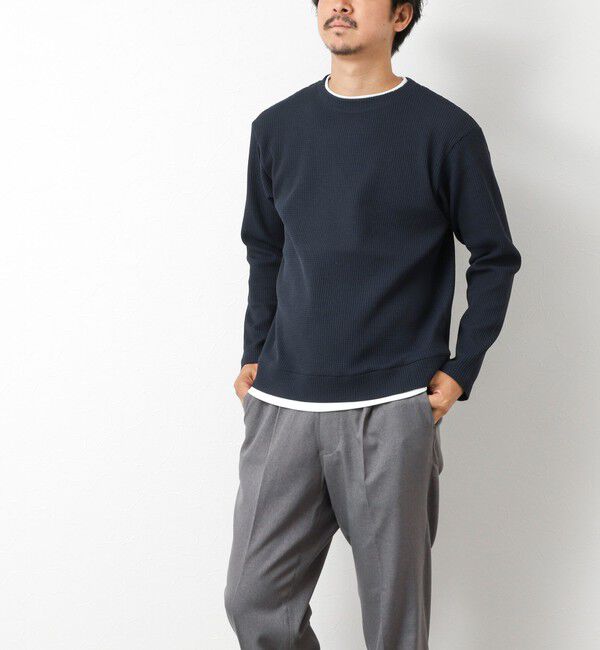 NOLLEY'S goodman「【IRM】《吸水速乾/UVカット》ワッフルダブルカラー LS Tee 25AW」|Tシャツ・カットソー|