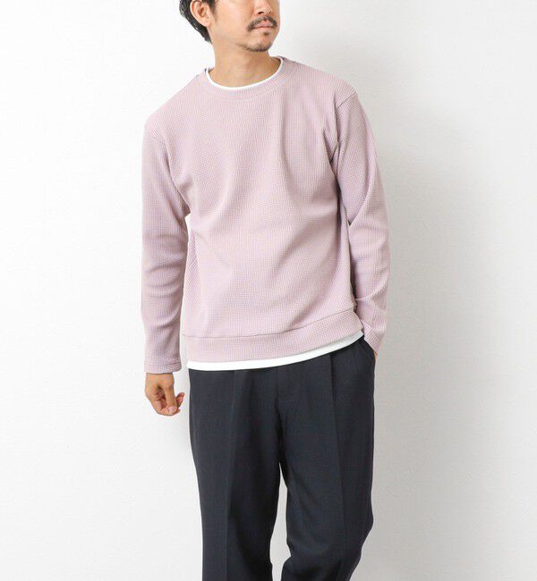 NOLLEY'S goodman「【IRM】《吸水速乾/UVカット》ワッフルダブルカラー LS Tee 25AW」|Tシャツ・カットソー|