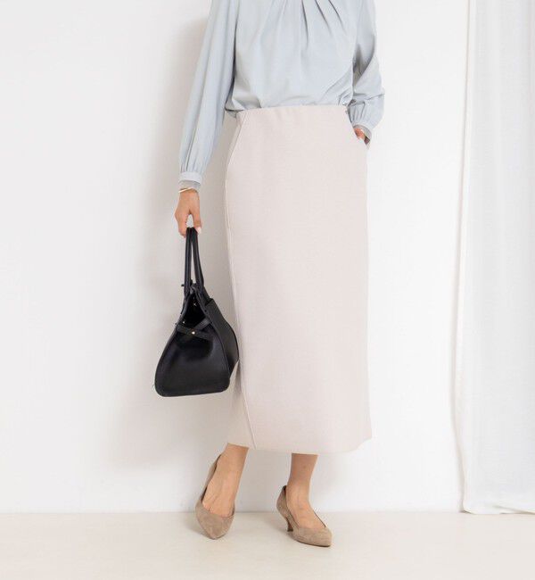 NOLLEY'S「【一部WEB限定カラー＆サイズ】ウォッシャブルＷジャージタイトスカート」|タイト|