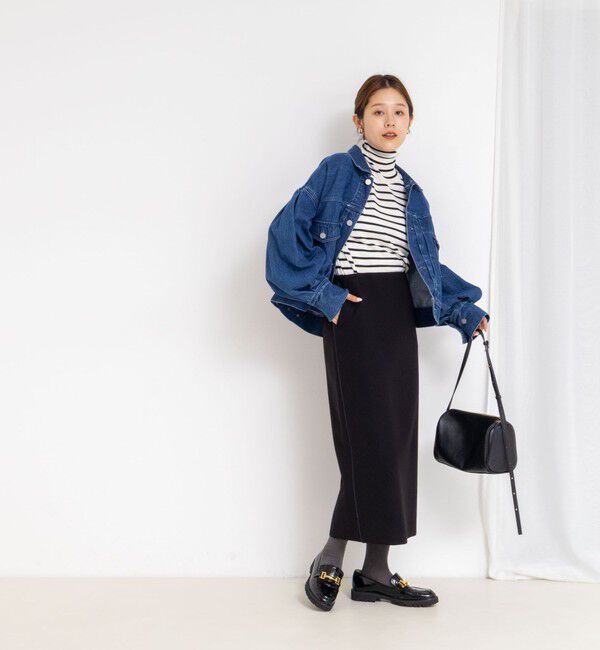 NOLLEY'S「【一部WEB限定カラー＆サイズ】ウォッシャブルＷジャージタイトスカート」|タイト|