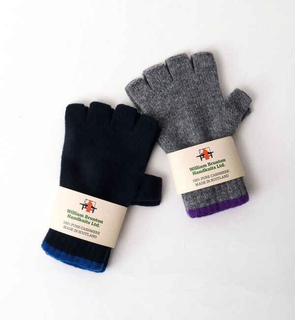 NOLLEY'S goodman「【William Brunton/ウィリアム・ブラントン】別注カシミヤフィンガーレスグローブ」|手袋|