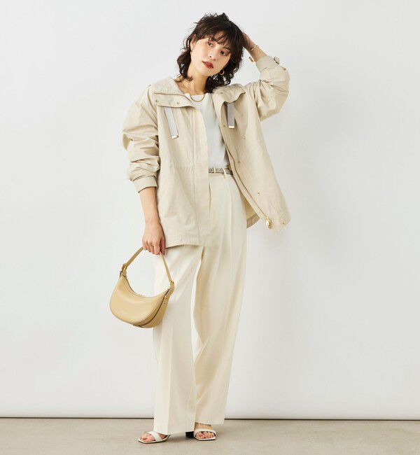 NOLLEY'S「【WEB＆一部店舗限定色アイテム】ウォッシャブル2WAY撥水フーテッドブルゾン」|ブルゾン・スタジャン|