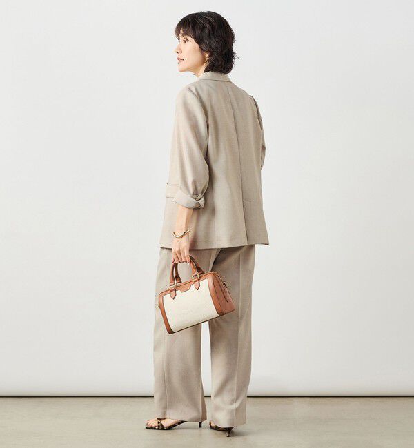 NOLLEY'S sophi「《セットアップ対応》ウォッシャブルスラブオックスダブルジャケット」|テーラードジャケット|