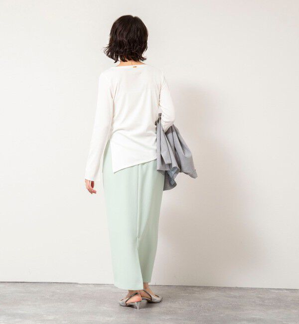 NOLLEY'S sophi「ウォッシャブルベアテレコスリットロンＴ」|Tシャツ・カットソー|