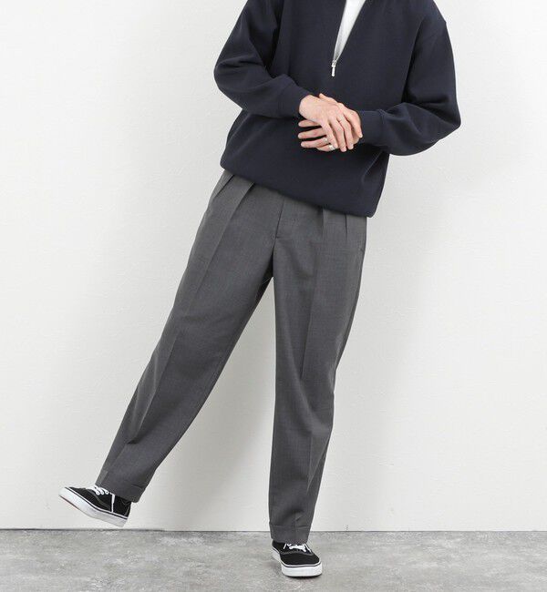 NOLLEY'S goodman「ウォッシャブルウールワイドスラックス 26SS」|スラックス|