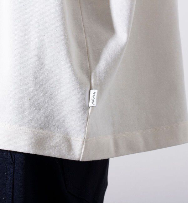 GLOSTER「【NANGA&times;GLOSTER】別注 ワンポイントロゴ刺繍 バックプリントTシャツ」|Tシャツ・カットソー|