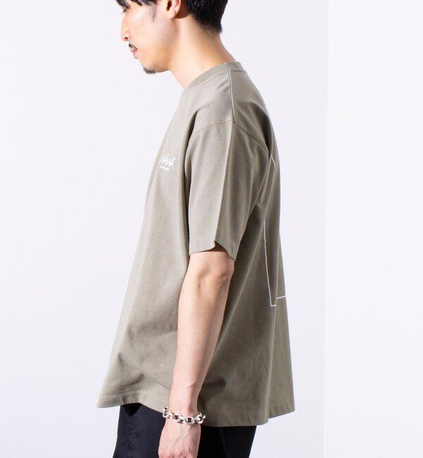 GLOSTER「【NANGA&times;GLOSTER】別注 ワンポイントロゴ刺繍 バックプリントTシャツ」|Tシャツ・カットソー|