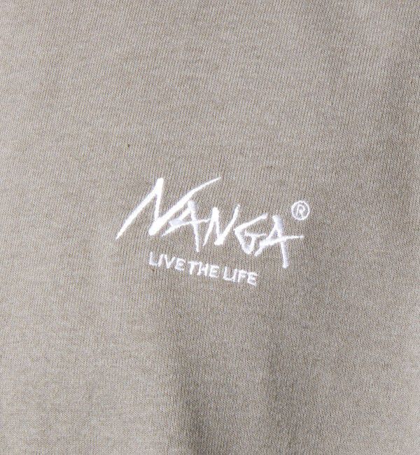 GLOSTER「【NANGA&times;GLOSTER】別注 ワンポイントロゴ刺繍 バックプリントTシャツ」|Tシャツ・カットソー|