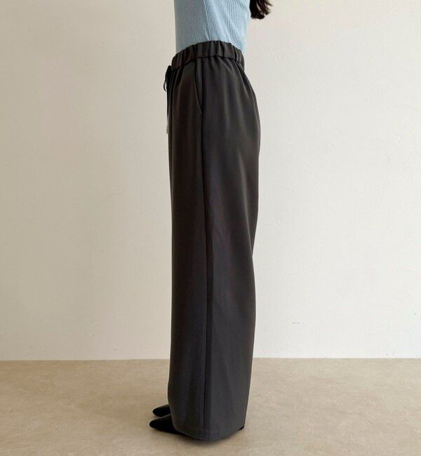 fredy emue「【リピーター続出！/高身長サイズあり】とろみWarmストレートイージーパンツ」|チノ|