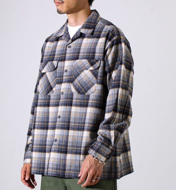 GLOSTER「【PENDLETON】Open Collar Shirt オープンカラーシャツ」|シャツ・ブラウス|