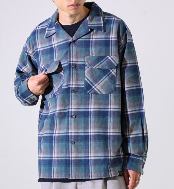 GLOSTER「【PENDLETON】Open Collar Shirt オープンカラーシャツ」|シャツ・ブラウス|