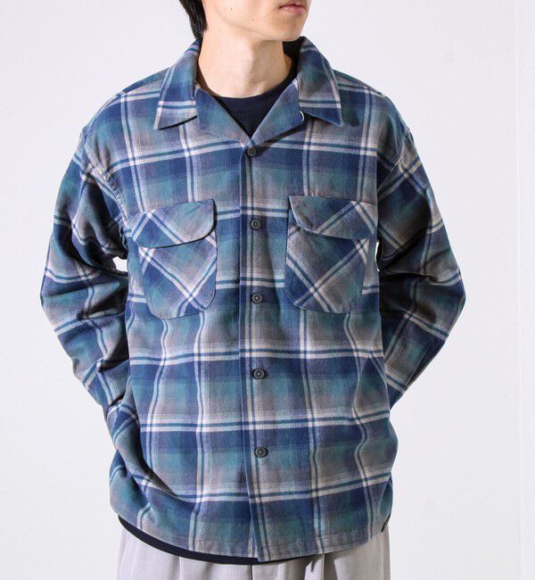 GLOSTER「【PENDLETON】Open Collar Shirt オープンカラーシャツ」|シャツ・ブラウス|