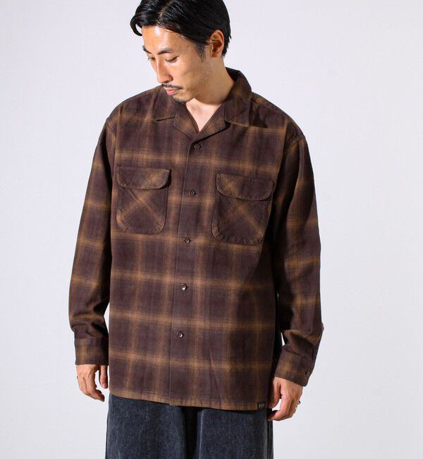 GLOSTER「【PENDLETON】Open Collar Shirt オープンカラーシャツ」|シャツ・ブラウス|