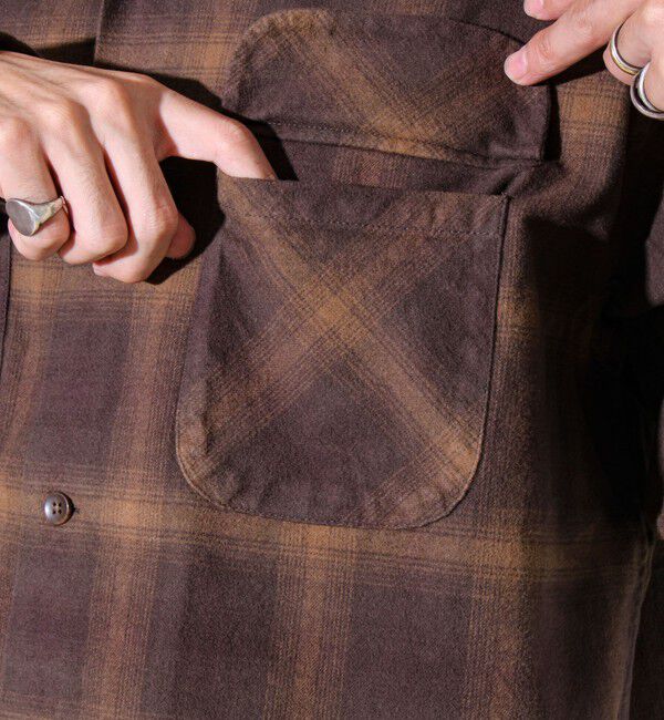 GLOSTER「【PENDLETON】Open Collar Shirt オープンカラーシャツ」|シャツ・ブラウス|
