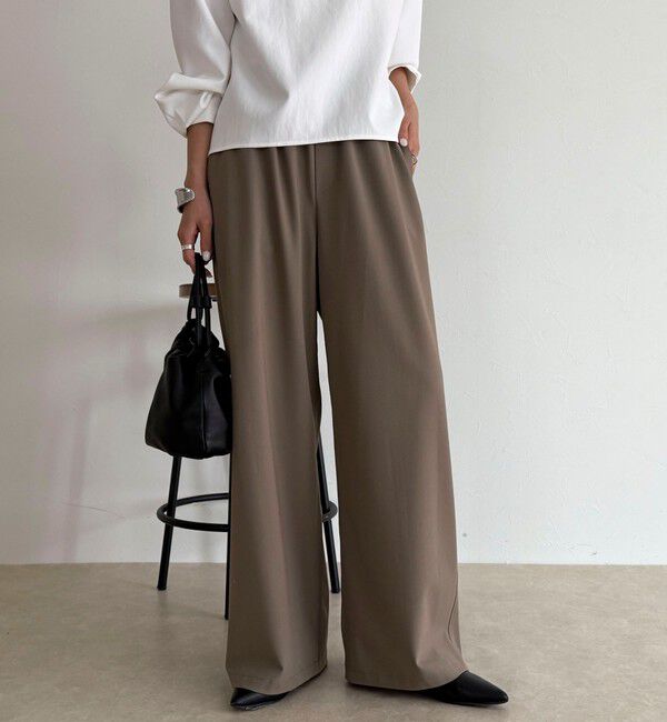 fredy emue「TRイージーセミワイドパンツ」|チノ|