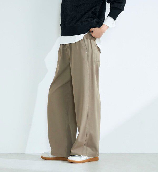 fredy emue「TRイージーセミワイドパンツ」|チノ|