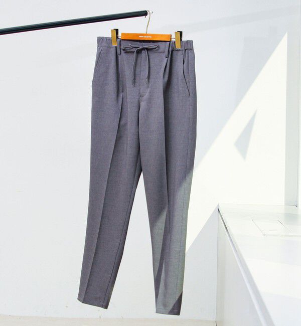 GLOSTER「【セットアップ対応】リネンタッチドビーイージーパンツ」|チノ|