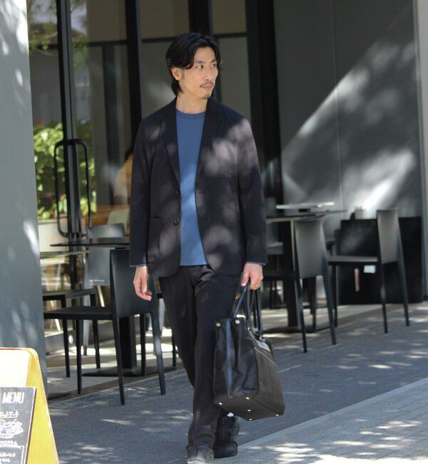 GLOSTER「【セットアップ対応】リネンタッチドビージャケット」|テーラードジャケット|