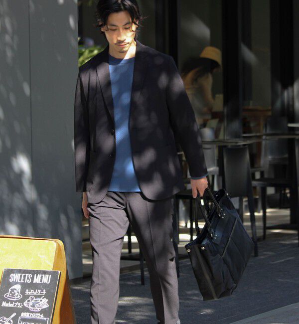 GLOSTER「【セットアップ対応】リネンタッチドビージャケット」|テーラードジャケット|