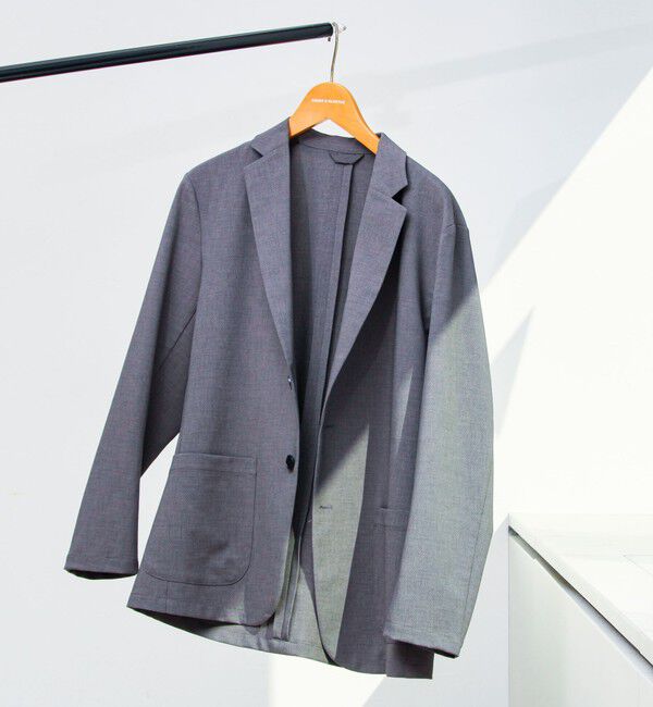GLOSTER「【セットアップ対応】リネンタッチドビージャケット」|テーラードジャケット|