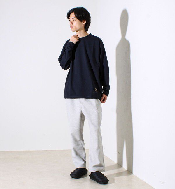 GLOSTER「【MARUDE COTTON】ロープ刺繍Ｔ ロングスリーブ」|Tシャツ・カットソー|