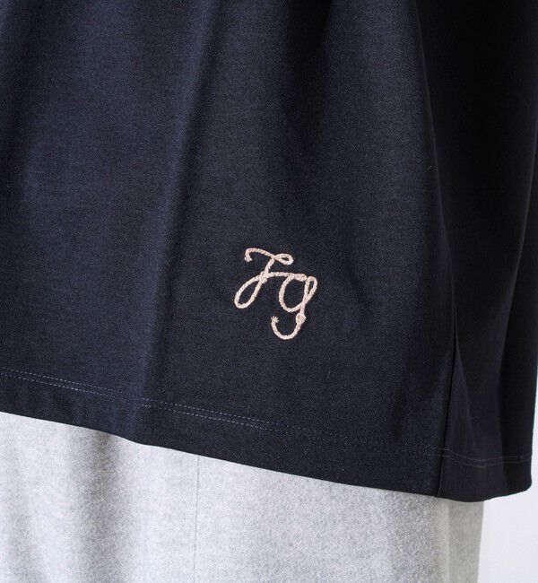 GLOSTER「【MARUDE COTTON】ロープ刺繍Ｔ ロングスリーブ」|Tシャツ・カットソー|