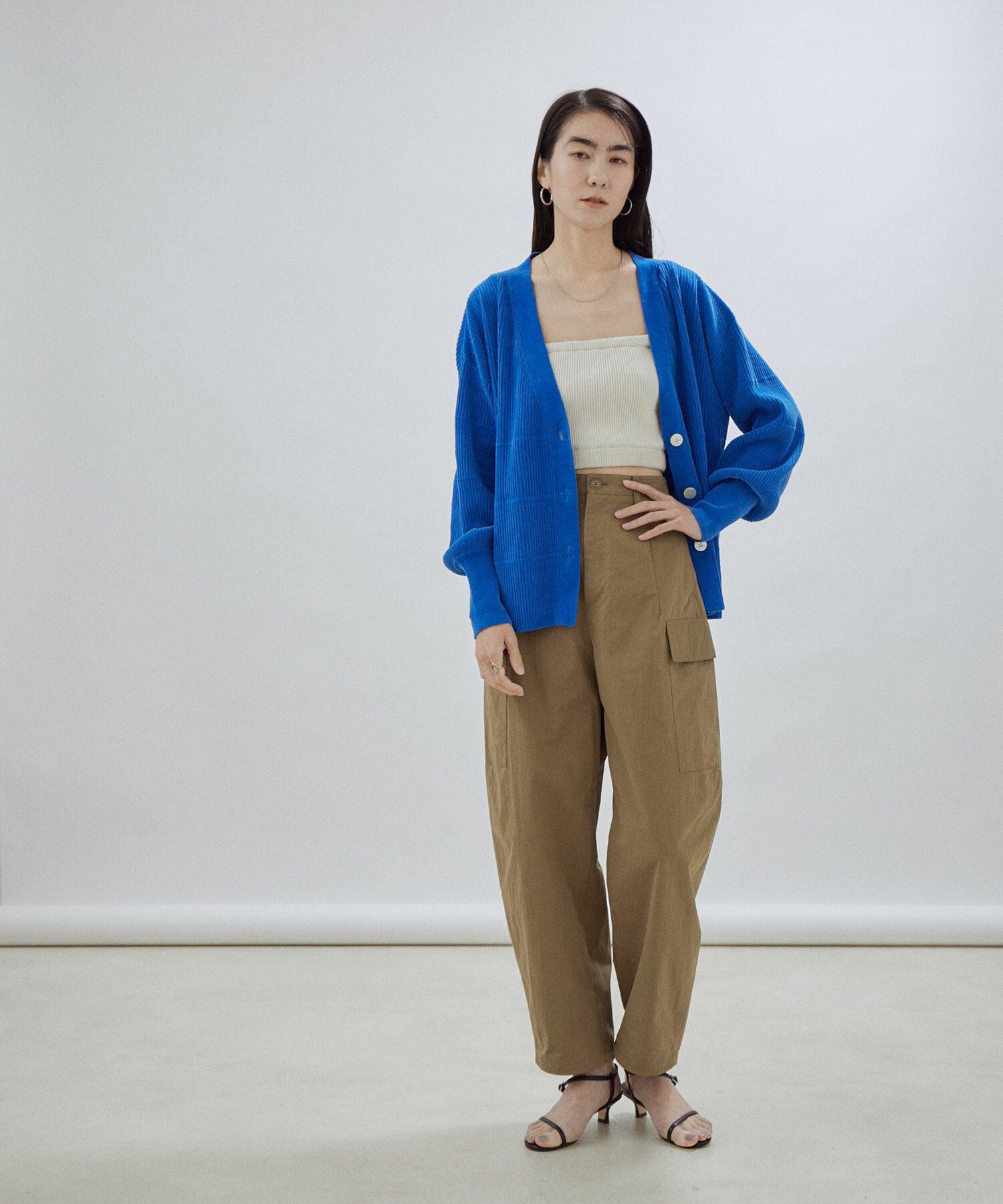 SALON adam et rope'「【オーガニックコットン】パッド付きチューブトップ-CreamyCotton /クリーミーコットン-」|チューブトップ|