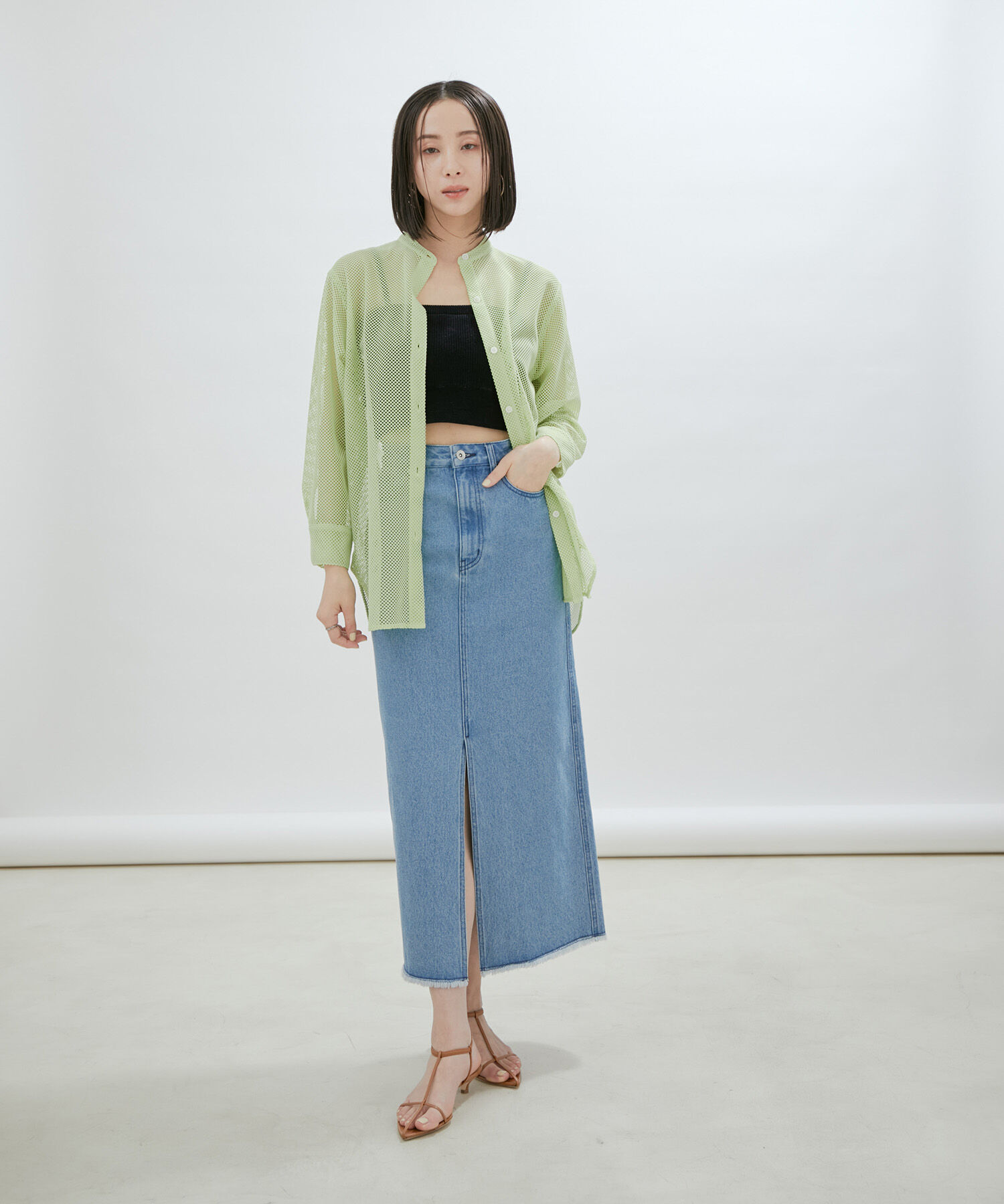 SALON adam et rope'「【オーガニックコットン】パッド付きチューブトップ-CreamyCotton /クリーミーコットン-」|チューブトップ|