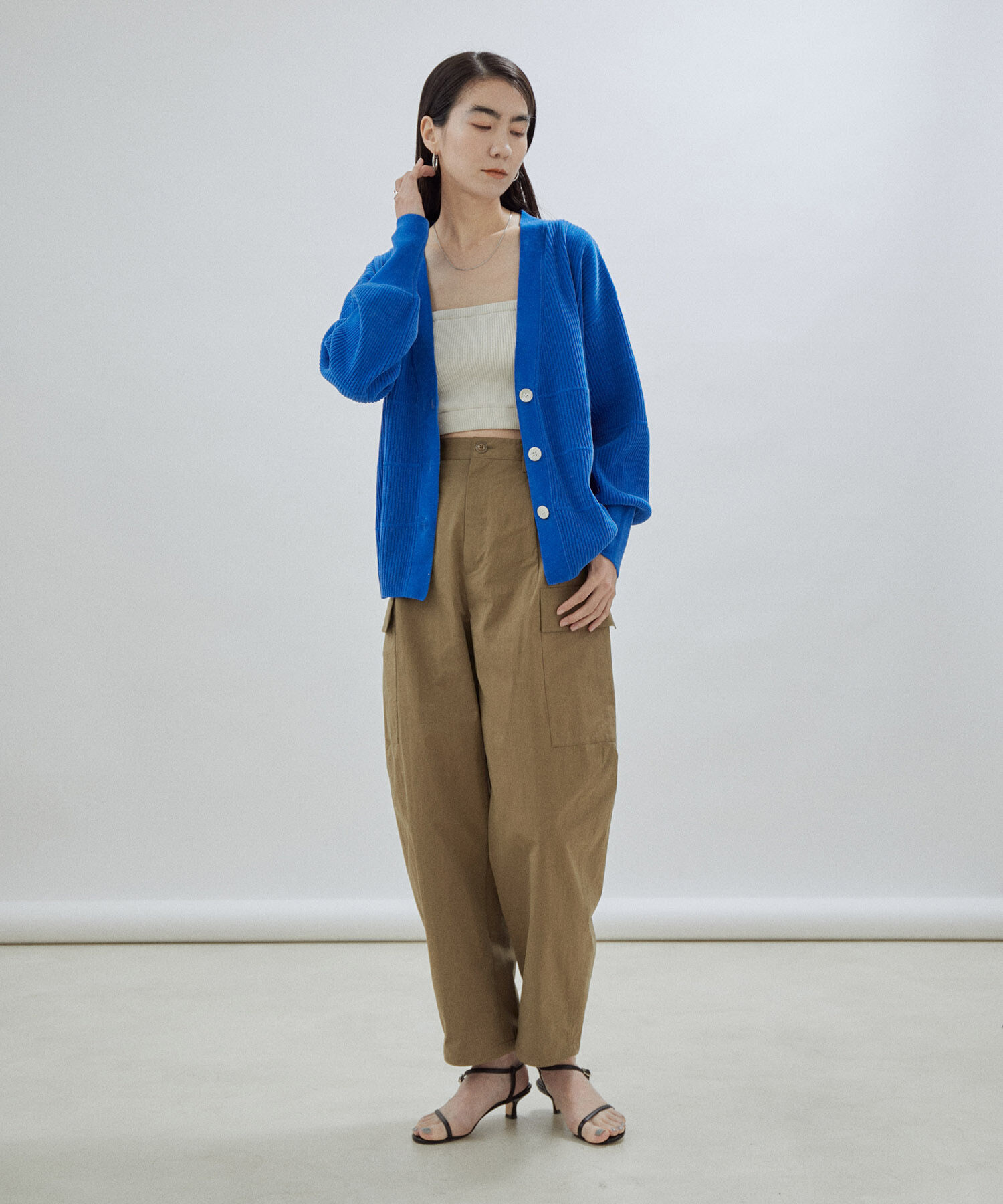 SALON adam et rope'「【オーガニックコットン】パッド付きチューブトップ-CreamyCotton /クリーミーコットン-」|チューブトップ|