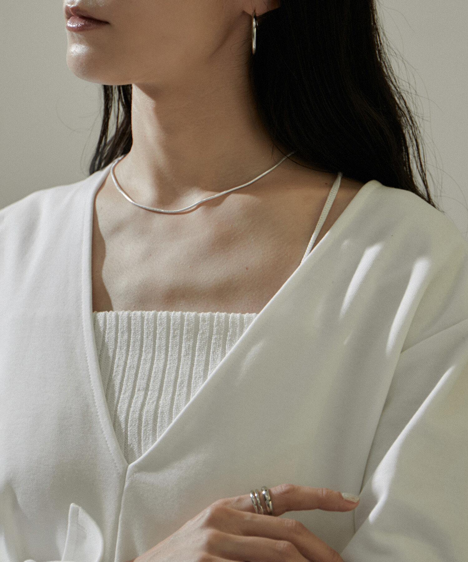 SALON adam et rope'「リブチューブトップ」|チューブトップ|