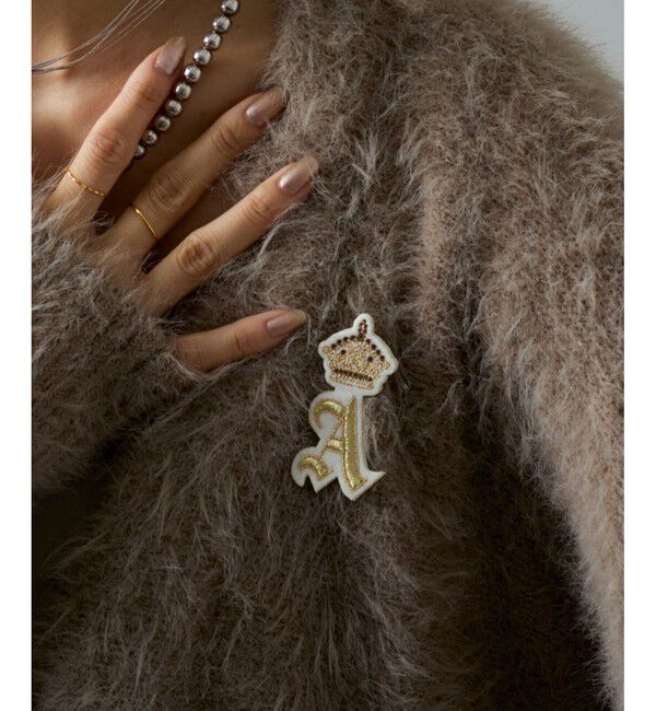 SALON adam et rope'「刺繍ワッペンブローチ＜A＞」|ブローチ・コサージュ|シロメイン