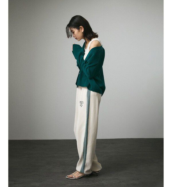 SALON adam et rope'「Vネックカーディガン-CreamyCotton /クリーミーコットン-」|カーディガン|