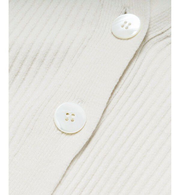 SALON adam et rope'「Vネックカーディガン-CreamyCotton /クリーミーコットン-」|カーディガン|