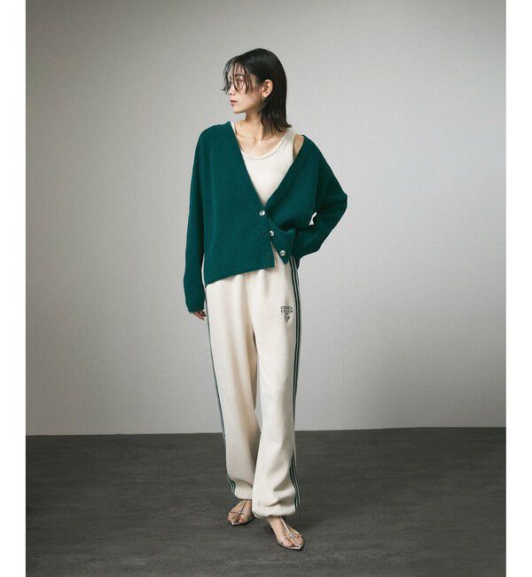 SALON adam et rope'「Vネックカーディガン-CreamyCotton /クリーミーコットン-」|カーディガン|