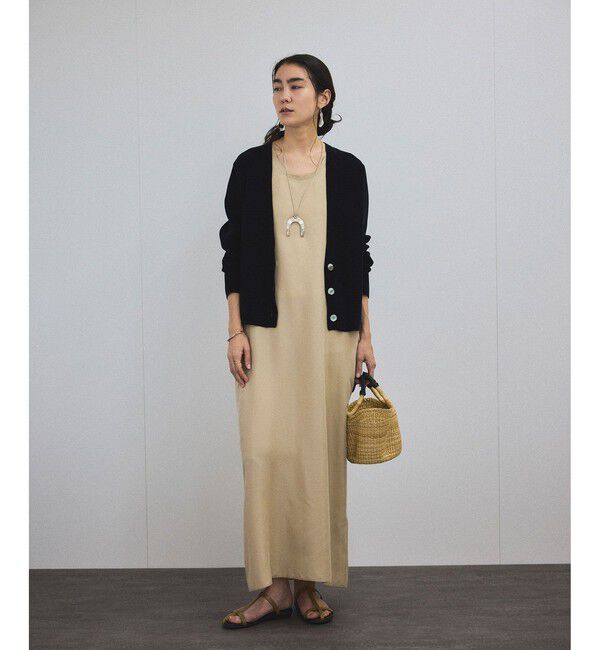 SALON adam et rope'「Vネックカーディガン-CreamyCotton /クリーミーコットン-」|カーディガン|