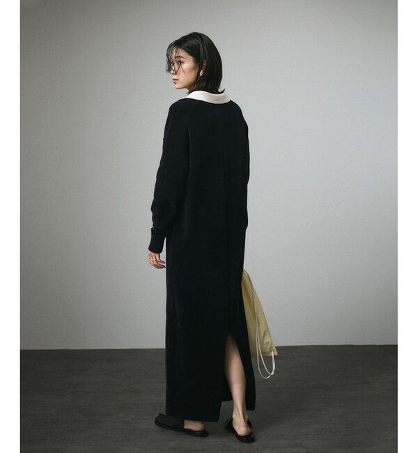 SALON adam et rope'「ポロワンピース-CreamyCotton /クリーミーコットン-」|ワンピース|